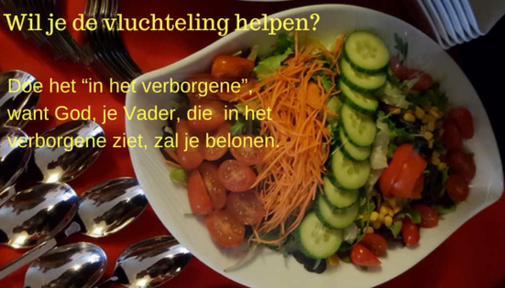 Wil je de vluchteling helpen_